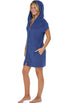 ZIP FRONT HOODIE W/ SEAM POCKETS - TERRY